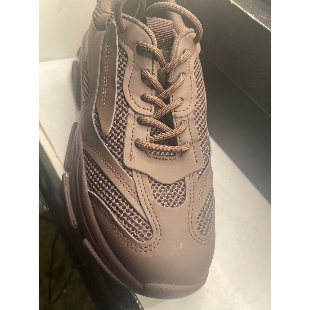 Steve Madden Possession Sneakers in Dark Brown Size 9 - Picture 9 of 10